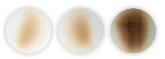 Different degrees of core burning