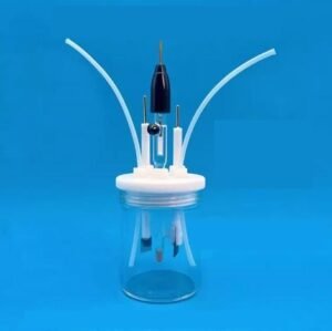 Five-port sealed electrolytic cell