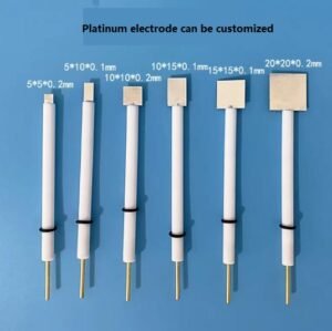 Platinum sheet electrode for electrolytic analysis 10*10*0.1mm working Pt pure platinum experimental counter electrode