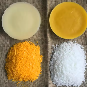 Yellow and White Bees Wax