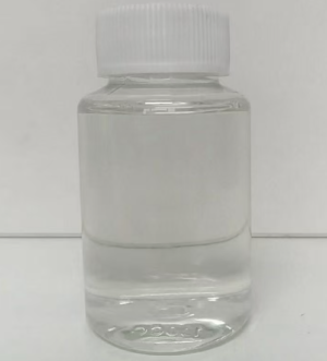 Phenyltriethoxysilane Clear plastic bottle with a white screw cap containing a colorless liquid on a white background.